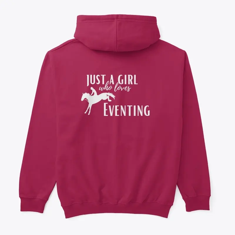 'Just a girl' Eventing Hoodie