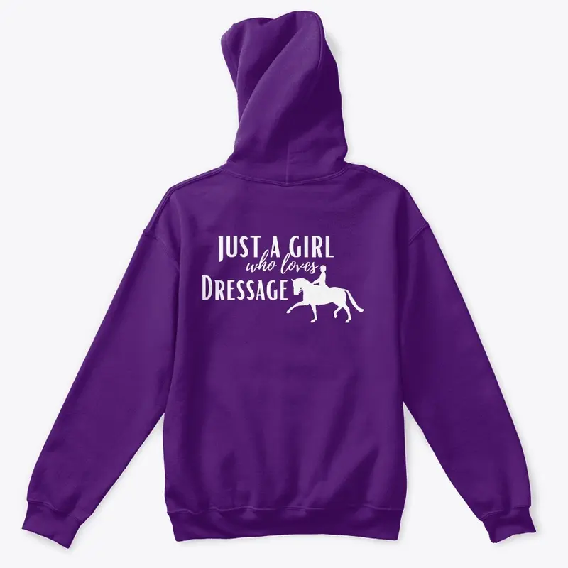 KIDS 'Just a Girl' Dressage Hoodie