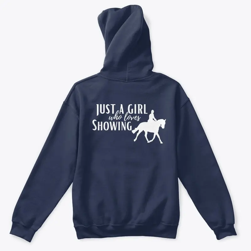 KIDS ' Just a Girl' Showing Hoodie